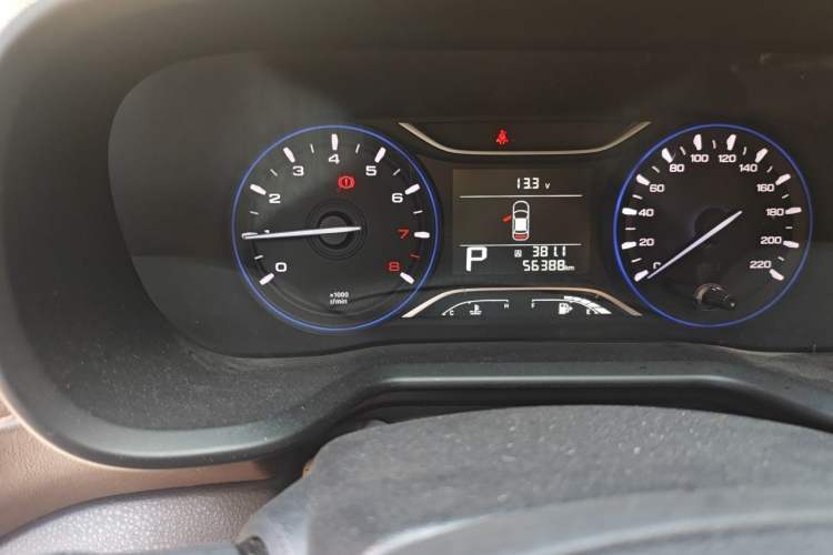 Used GAC Trumpchi GS3 2017 150N Automatic Elite Edition Odometer Close Up