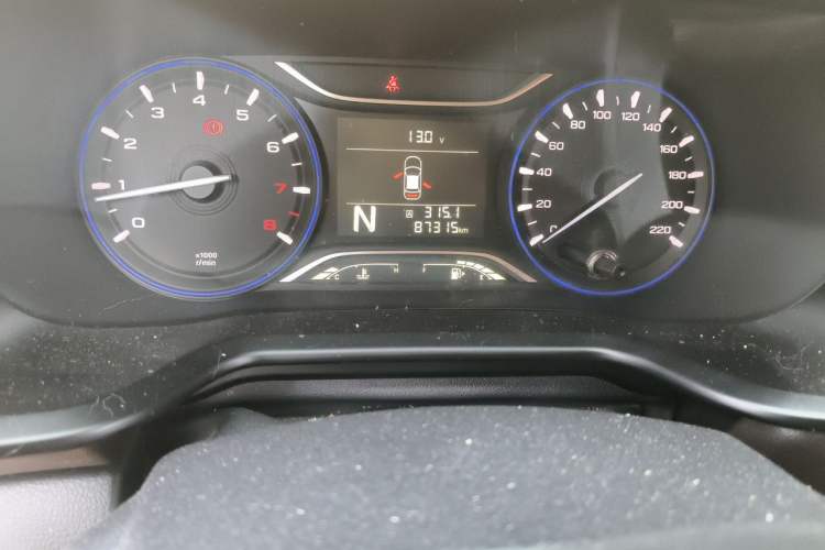 Used GAC Trumpchi GS3 2017 150N Automatic Elite Edition Odometer Close Up