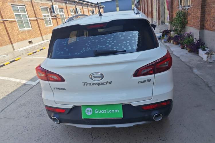 Used GAC Trumpchi GS3 2017 150N Manual Elite Edition Rear