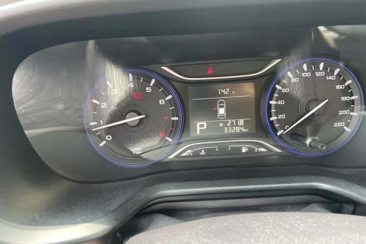 Used GAC Trumpchi GS3 2017 150N Automatic Elite Edition Odometer Close Up