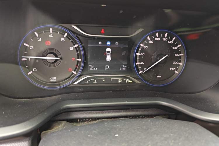 Used GAC Trumpchi GS3 2017 200T Automatic Luxury Edition Odometer Close Up