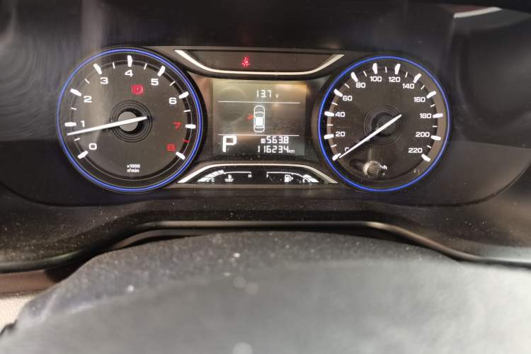 Used GAC Trumpchi GS3 2017 200T Automatic Elite Edition Odometer Close Up