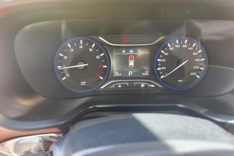 Used GAC Trumpchi GS3 2017 200T Automatic Luxury Edition Odometer Close Up