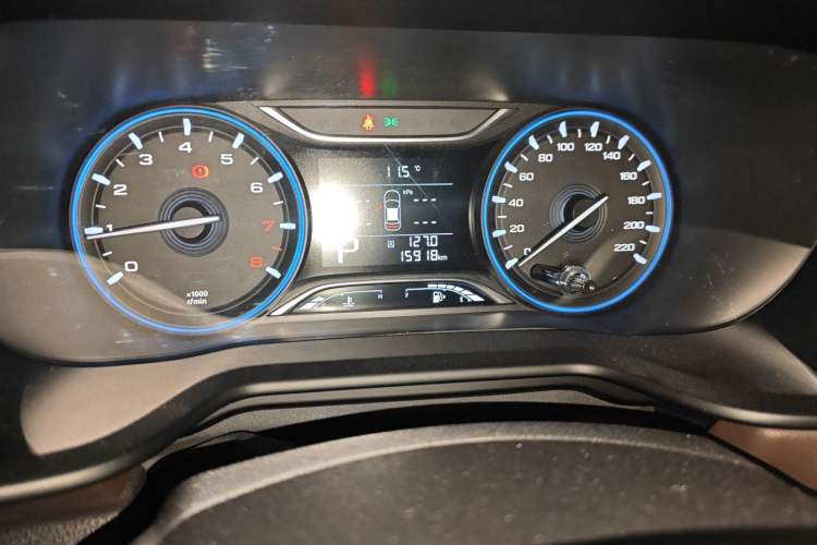 Used GAC Trumpchi GS3 2019 235T Automatic Elite Edition Odometer Close Up
