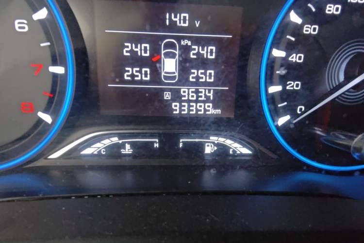 Used GAC Trumpchi GS3 2019 235T Manual Comfort Edition Odometer Close Up