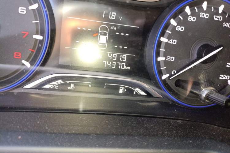 Used GAC Trumpchi GS3 2019 150N Manual Elite Edition Odometer Close Up