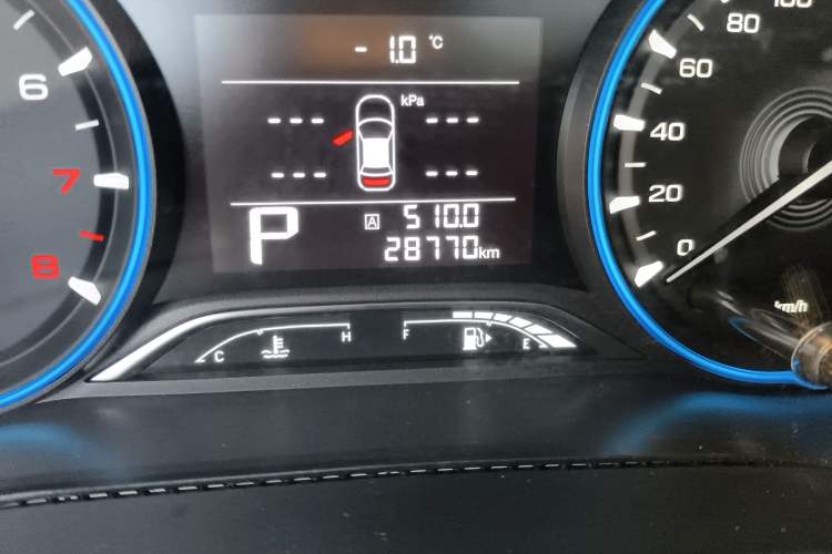 Used GAC Trumpchi GS3 2019 235T Automatic Elite Edition Odometer Close Up