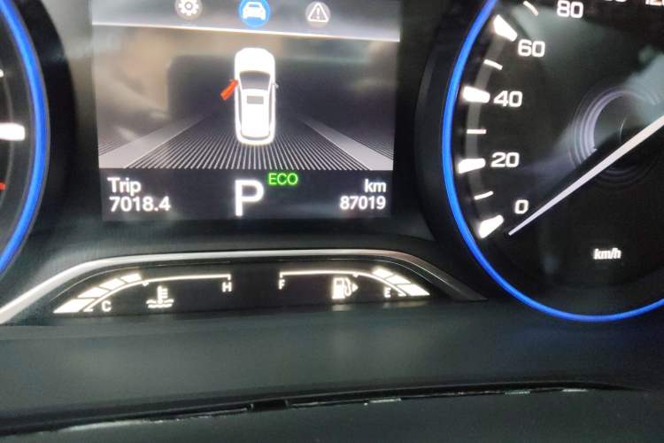 Used GAC Trumpchi GS3 2019 235T Automatic Luxury Edition Odometer Close Up