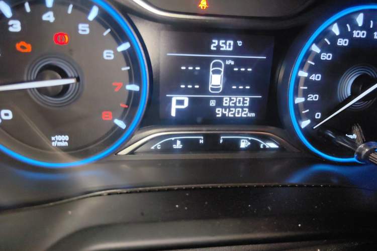 Used GAC Trumpchi GS3 2019 235T Automatic Elite Edition Odometer Close Up
