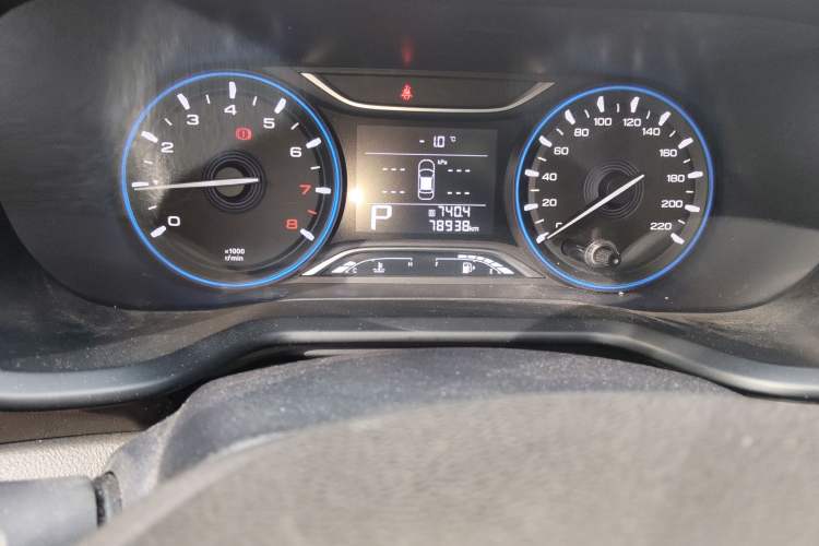 Used GAC Trumpchi GS3 2019 235T Automatic Elite Edition Odometer Close Up