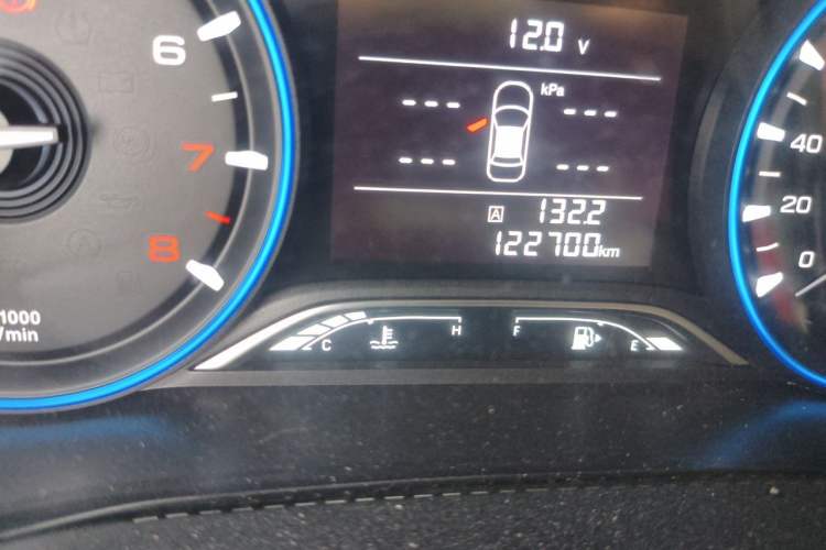 Used GAC Trumpchi GS3 2019 235T Manual Elite Edition Odometer Close Up
