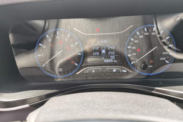 Used GAC Trumpchi GS3 2021 POWER 235T Manual Sporty Edition Odometer Close Up