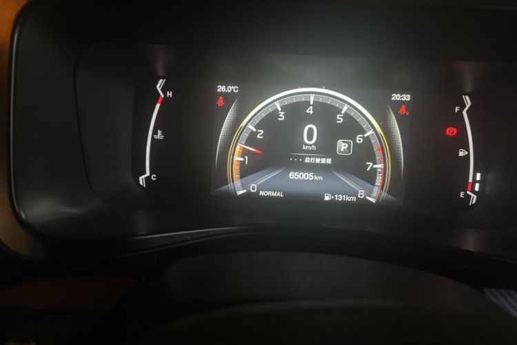 Used GAC Trumpchi GS3 2021 POWER 270T Automatic Luxury Edition Odometer Close Up