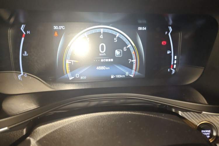 Used GAC Trumpchi GS3 2021 POWER 270T Automatic Luxury Edition Odometer Close Up