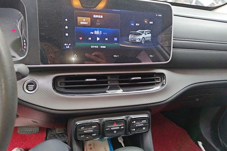 Used GAC Trumpchi GS3 2021 POWER 270T Automatic Luxury Edition Audio And AC Panel