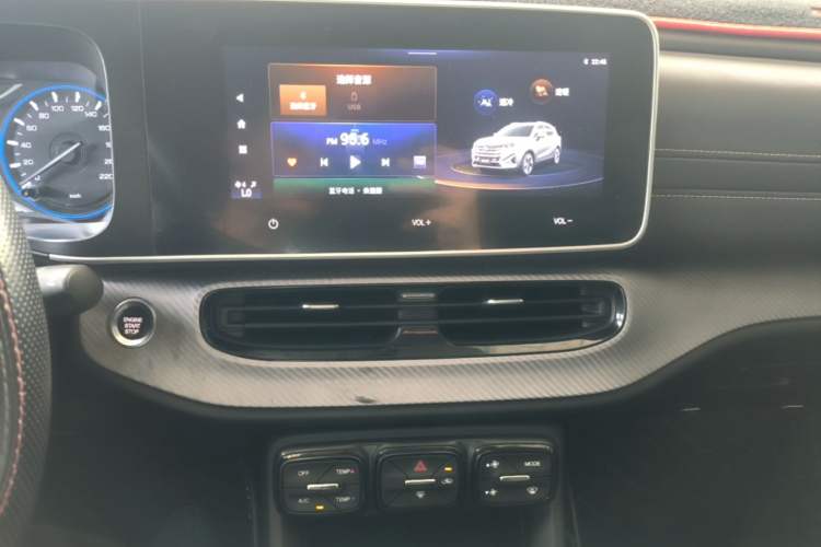 Used GAC Trumpchi GS3 2021 POWER 270T Automatic Sporty Edition Audio And AC Panel