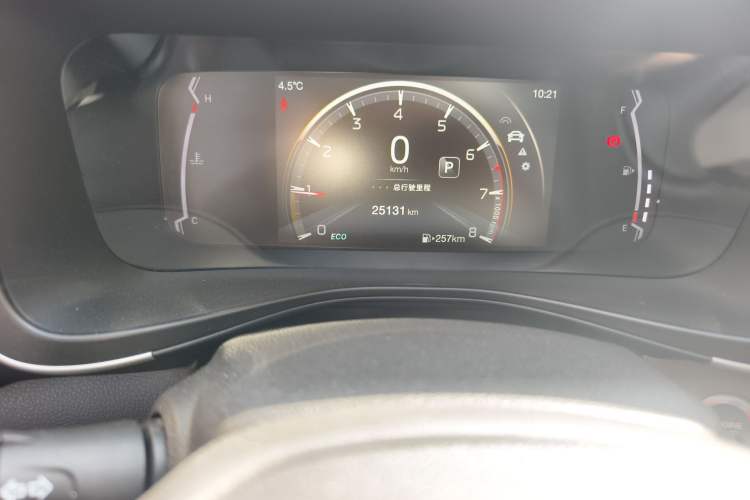 Used GAC Trumpchi GS3 2021 POWER 270T Automatic Luxury Edition Odometer Close Up