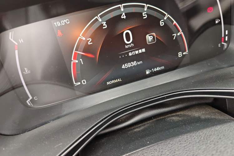 Used GAC Trumpchi GS3 2021 POWER 270T Automatic Luxury Edition Odometer Close Up