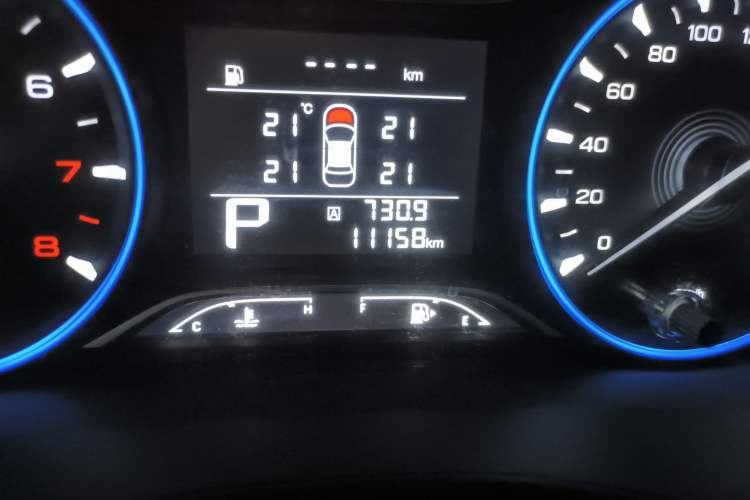 Used GAC Trumpchi GS3 2021 POWER 270T Automatic Dynamic Edition Odometer Close Up