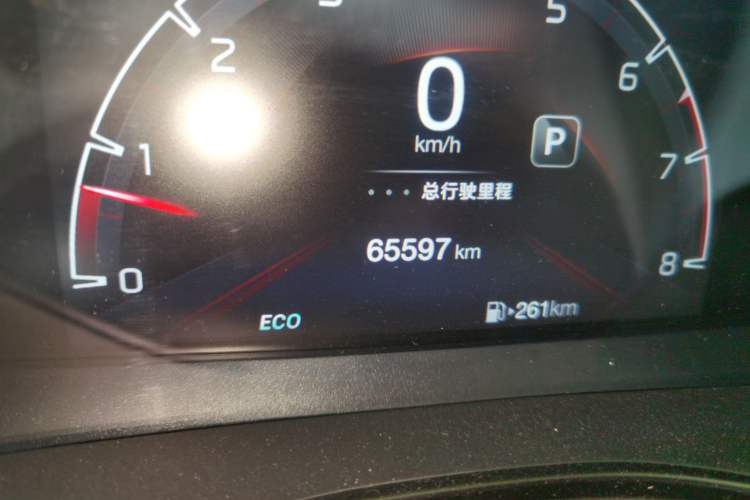 Used GAC Trumpchi GS3 2021 POWER 270T Automatic Luxury Edition Odometer Close Up