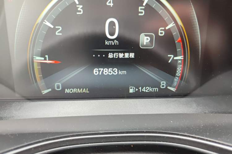 Used GAC Trumpchi GS3 2021 POWER 270T Automatic Luxury Edition Odometer Close Up