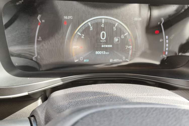 Used GAC Trumpchi GS3 2021 POWER 270T Automatic Dynamic Edition Odometer Close Up