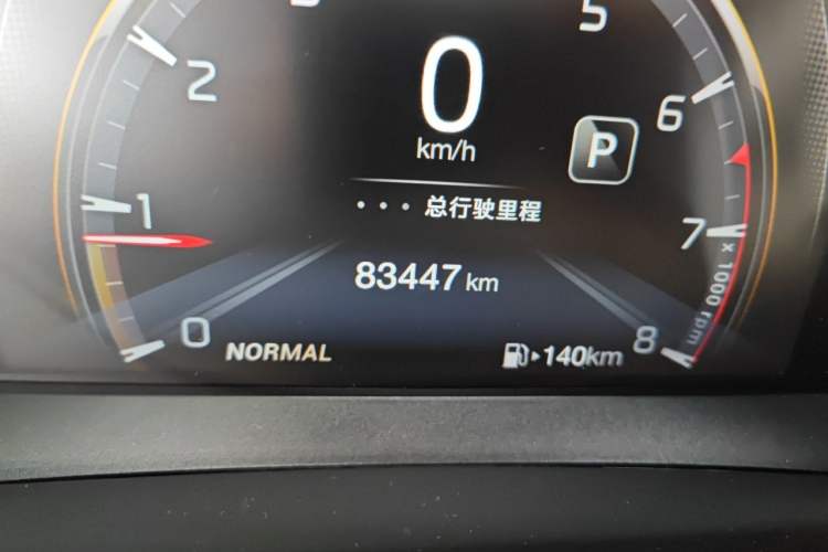 Used GAC Trumpchi GS3 2021 POWER 270T Automatic Luxury Edition Odometer Close Up
