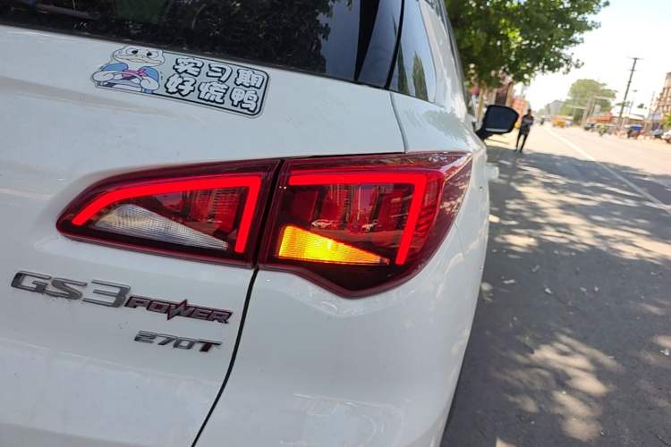 Used GAC Trumpchi GS3 2021 POWER 270T Automatic Luxury Edition Right Rear Taillight
