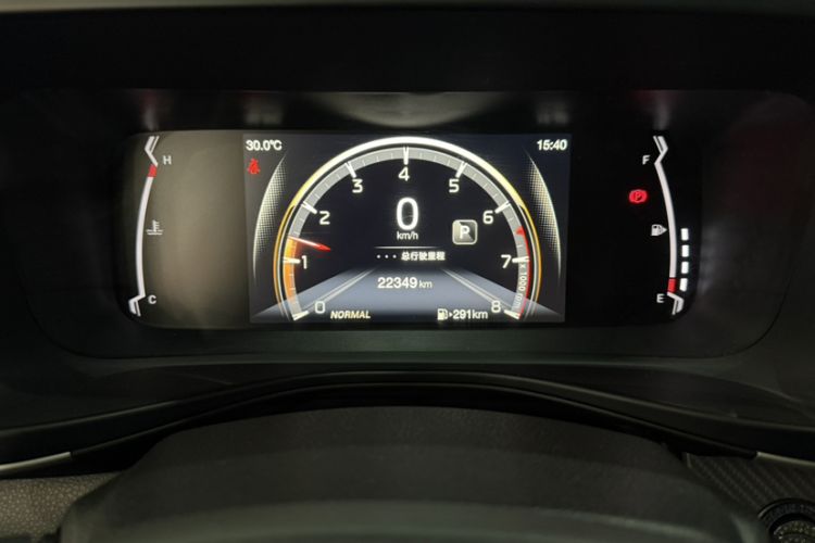 Used GAC Trumpchi GS3 2022 POWER 270T Automatic Luxury Edition Odometer Close Up