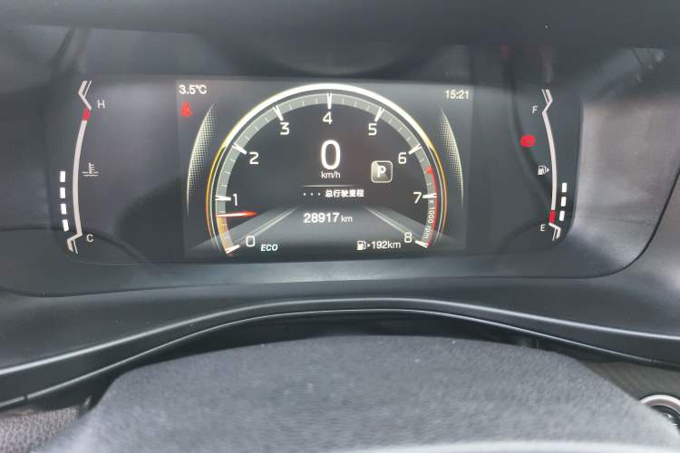 Used GAC Trumpchi GS3 2022 POWER 270T Automatic Luxury Edition Odometer Close Up