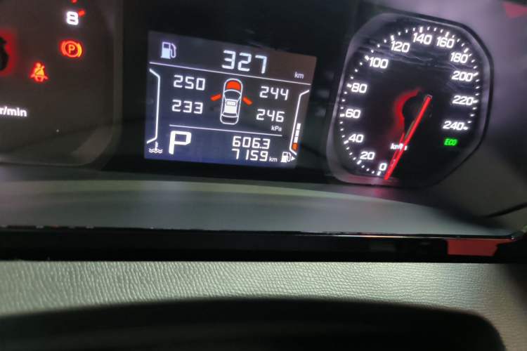 Used GAC Trumpchi GS3 2023 Yingsu 270T Jingqu Edition Odometer Close Up