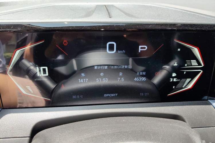 Used GAC Trumpchi GS3 2023 Shadow Speed 270T Enjoyment Edition Instrument Cluster