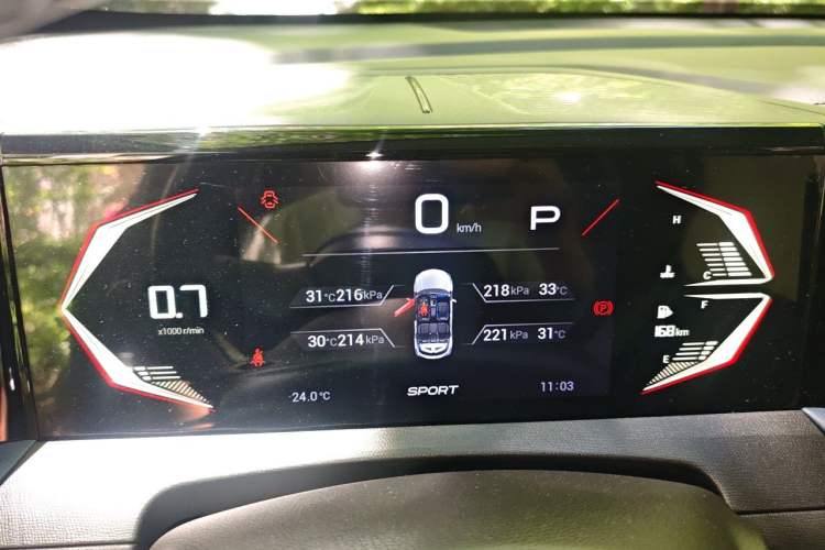 Used GAC Trumpchi GS3 2023 Shadow Speed 270T Enjoyment Edition Instrument Cluster