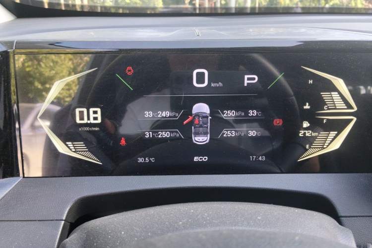 Used GAC Trumpchi GS3 2023 Shadow Speed 270T Enjoyment Edition Instrument Cluster