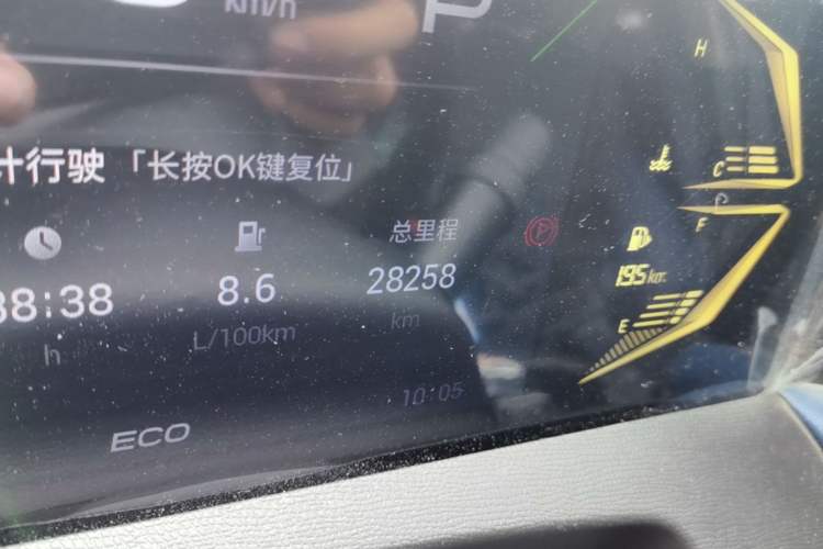 Used GAC Trumpchi GS3 2023 Shadow Speed 270T Dynamic Intelligence Edition Odometer Close Up