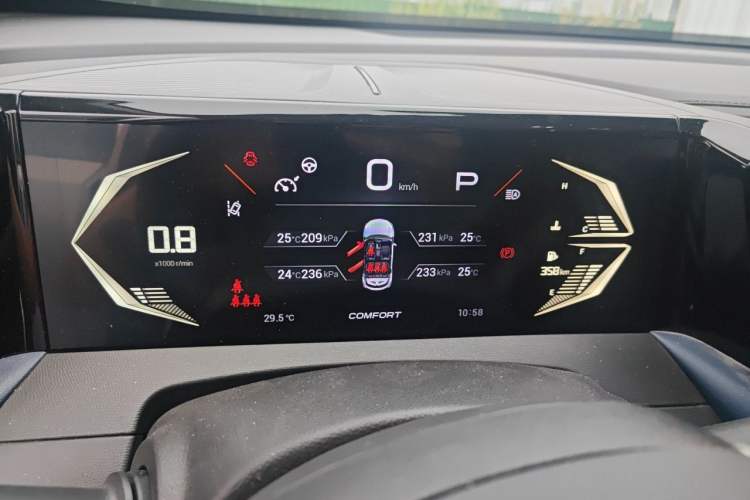 Used GAC Trumpchi GS3 2023 Shadow Speed 270T Dynamic Intelligence Edition Instrument Cluster
