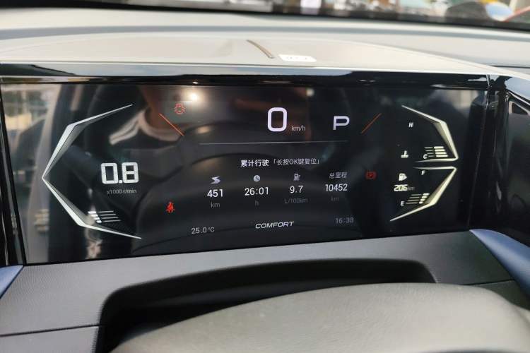 Used GAC Trumpchi GS3 2023 Shadow Speed 270T Enjoyment Edition Instrument Cluster