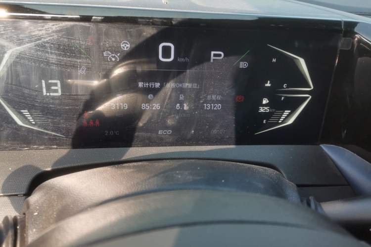 Used GAC Trumpchi GS3 2023 Shadow Speed 270T Dynamic Intelligence Edition Odometer Close Up