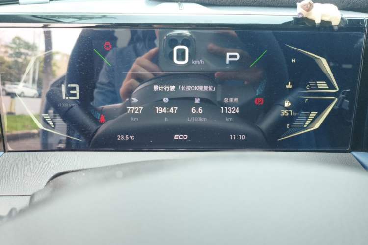 Used GAC Trumpchi GS3 2023 Shadow Speed 270T Enjoyment Edition Odometer Close Up