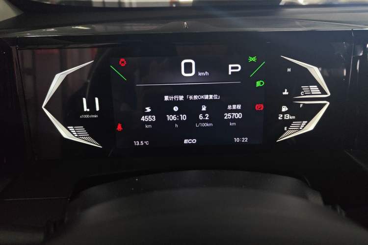 Used GAC Trumpchi GS3 2023 Shadow Speed 270T Enjoyment Edition Odometer Close Up