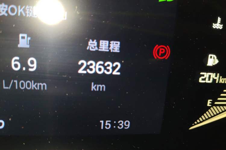 Used GAC Trumpchi GS3 2023 Shadow Speed 270T Enjoyment Edition Odometer Close Up