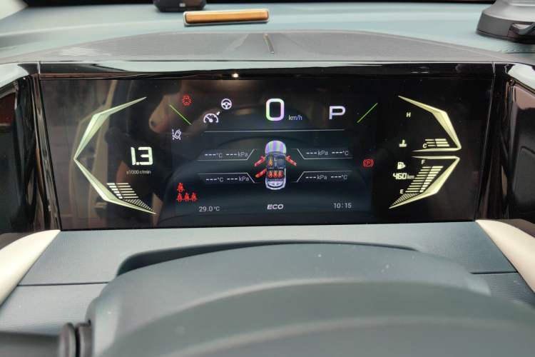 Used GAC Trumpchi GS3 2023 Shadow Speed 270T Dynamic Intelligence Edition Odometer Close Up