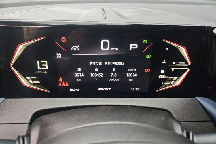 Used GAC Trumpchi GS3 2024 Shadow Speed 270T Dynamic MAX Instrument Cluster