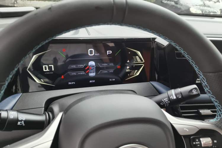 Used GAC Trumpchi GS3 2025 Shadow Speed 270T Enjoyment Edition Soaring to New Heights Instrument Cluster