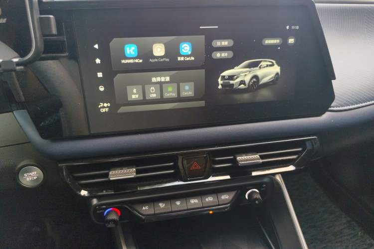 Used GAC Trumpchi GS3 2025 Shadow Speed 270T Enjoyment Edition Soaring to New Heights Audio And AC Panel