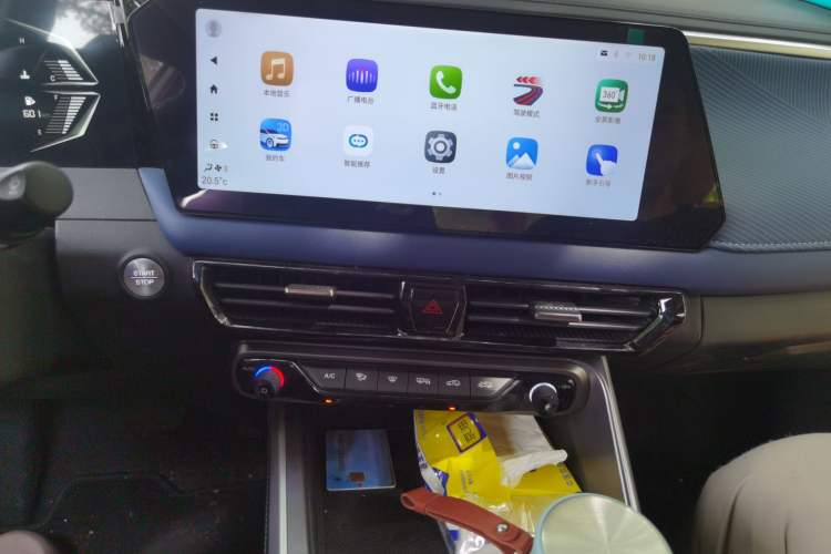 Used GAC Trumpchi GS3 2026 Model Shadow Speed 270T Enjoyment Edition Audio And AC Panel