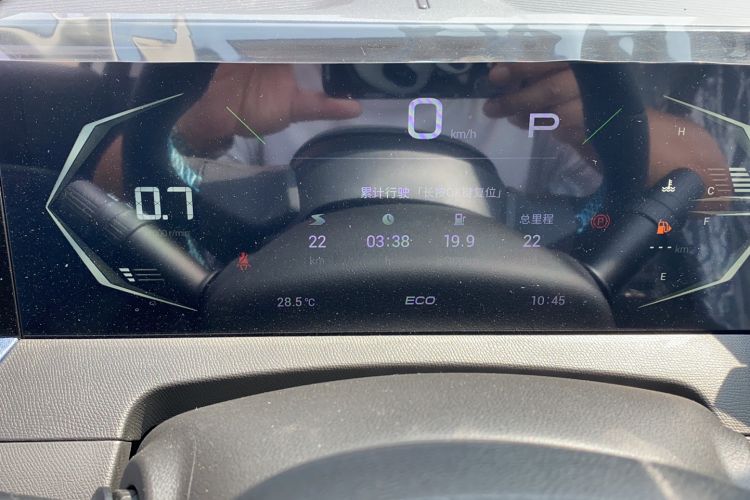 Used GAC Trumpchi GS3 2026 Model Shadow Speed 270T Enjoyment Edition Odometer Close Up