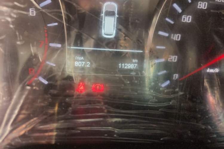 Used GAC Trumpchi GS4 2015 200T Manual Elite Edition Odometer Close Up