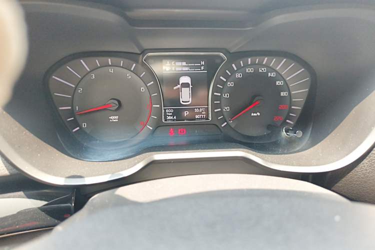 Used GAC Trumpchi GS4 2015 200T G-DCT Luxury Edition Odometer Close Up