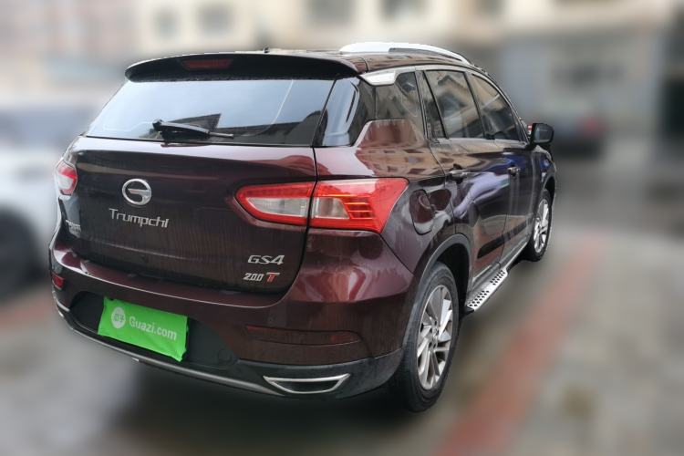 Used GAC Trumpchi GS4 2015 200T Manual Comfort Edition Rear Right 45 Deg